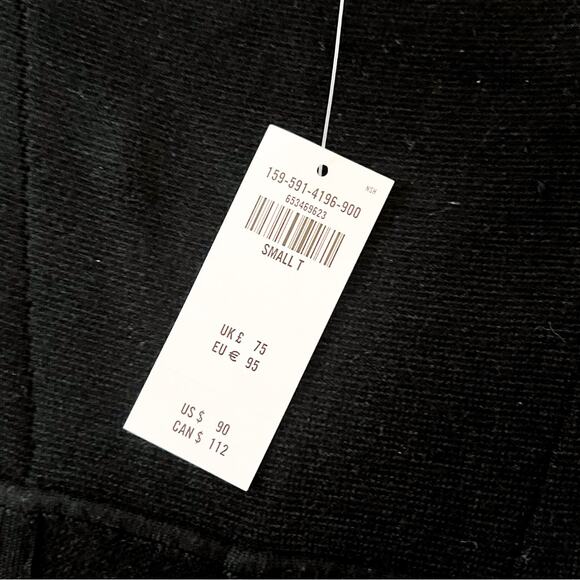 NWT Abercrombie Off-The-Shoulder Corset Mini Dress Black Size Small Tall - Picture 9 of 13